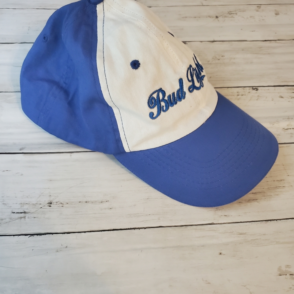 Retro bud light beer embroidered hat baseball cap